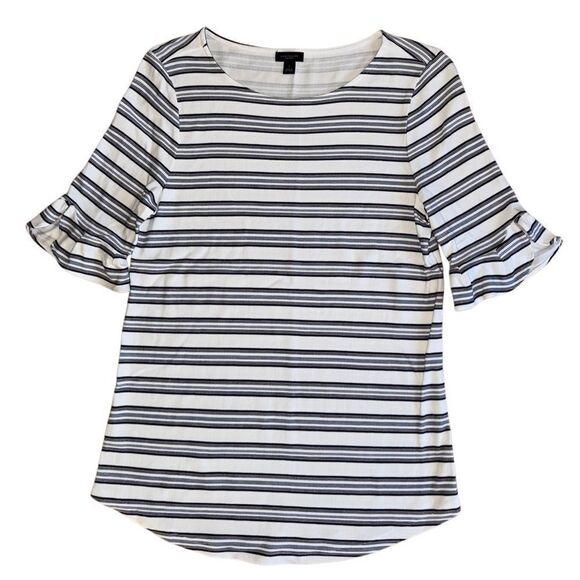 Ann Taylor Women's Striped Blouse Size Large - Picture 2 of 6